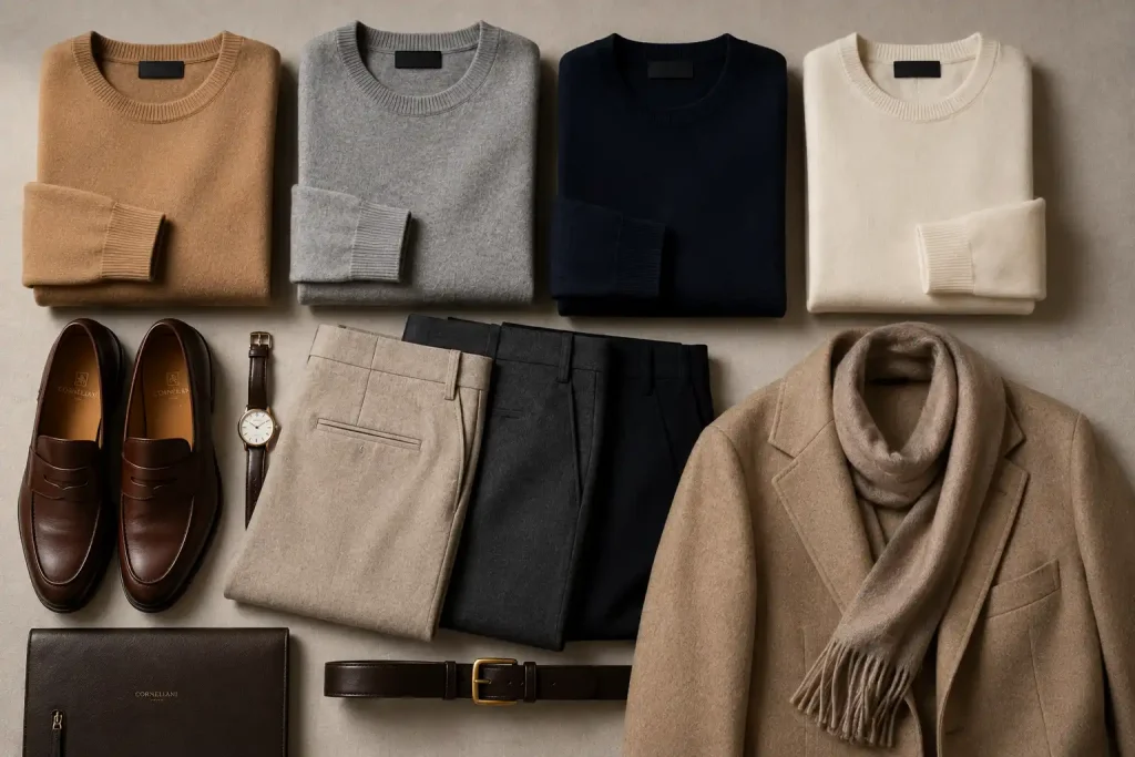 Timeless cashmere wardrobe essentials styled for every season