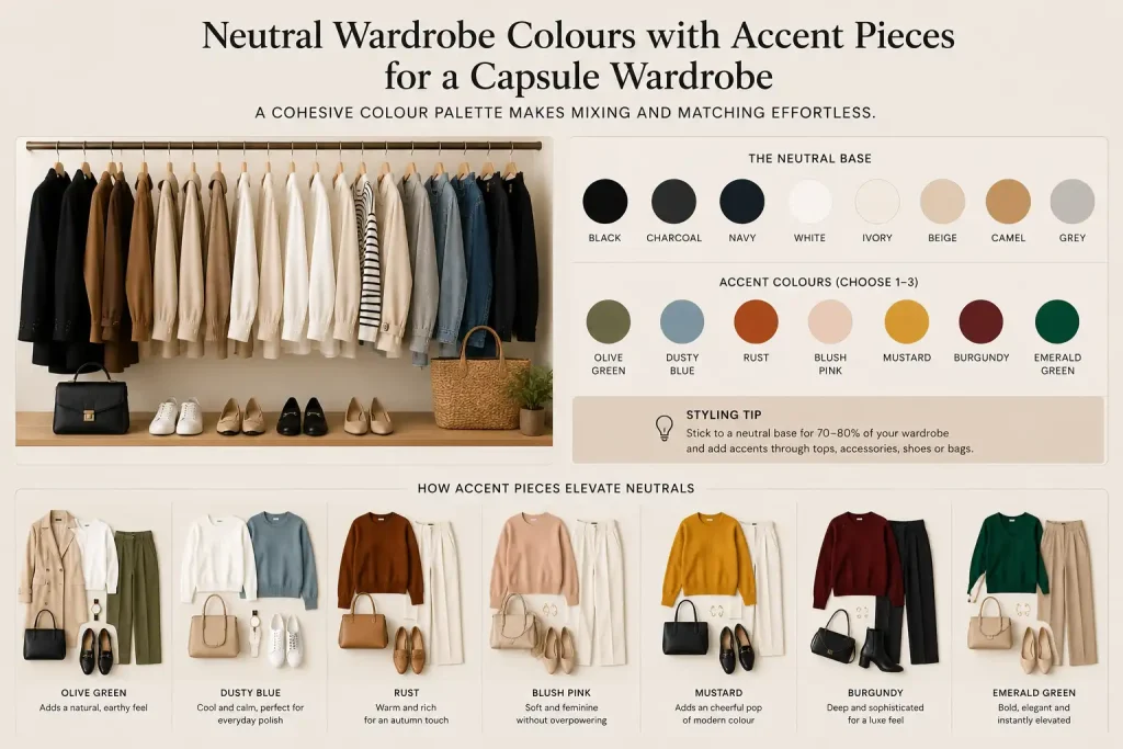 A cohesive colour palette makes mixing and matching effortless.